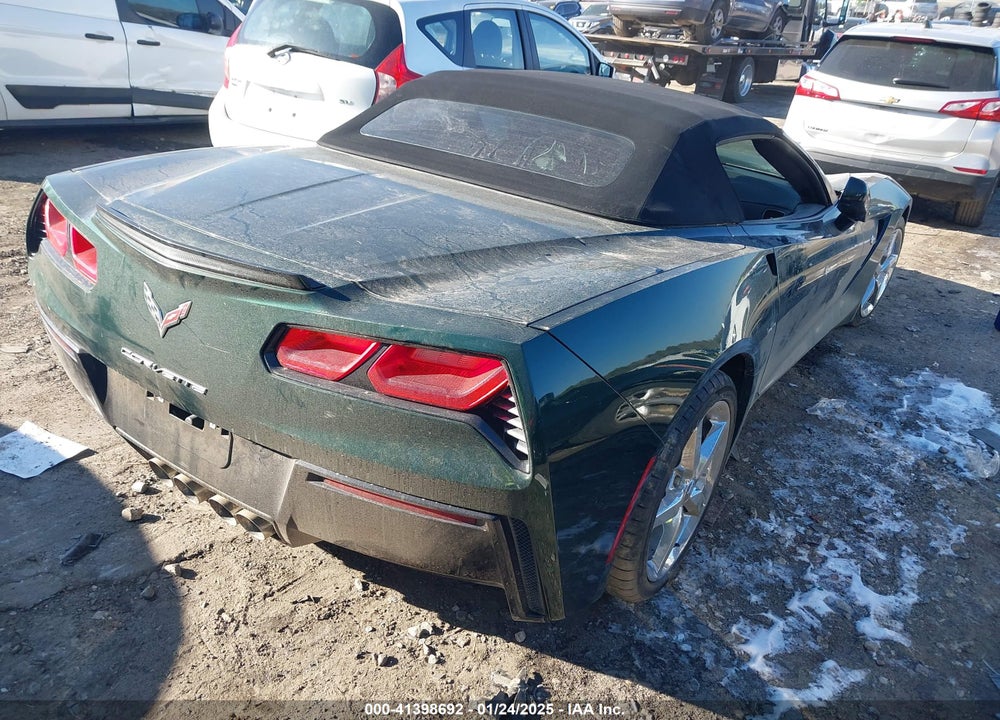 2014 CHEVROLET CORVETTE STINGRAY VIN: 1G1YF3D73E5128925