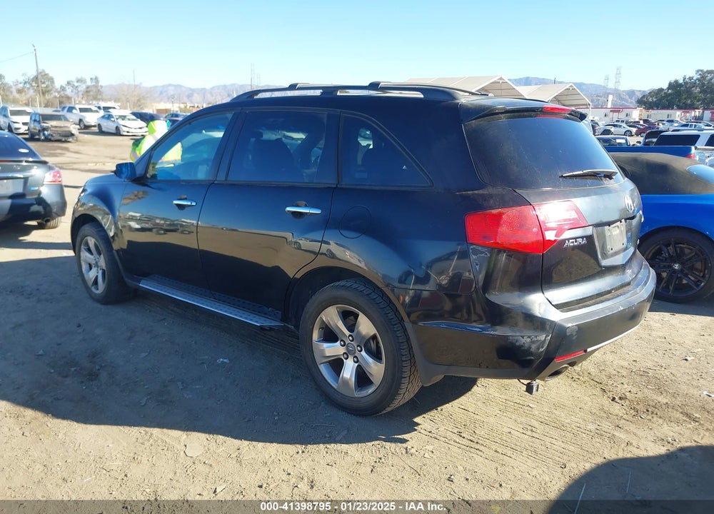 2007 ACURA MDX SPORT PACKAGE VIN: 2HNYD28567H511859