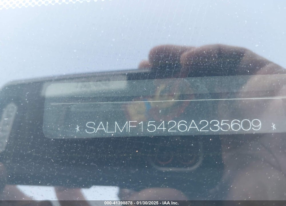 2006 LAND ROVER RANGE ROVER VIN: SALMF15426A235609