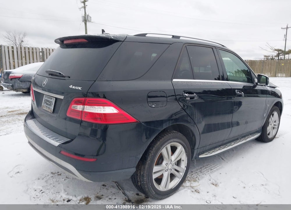 2012 MERCEDES-BENZ ML 350 4MATIC VIN: 4JGDA5HB6CA020040