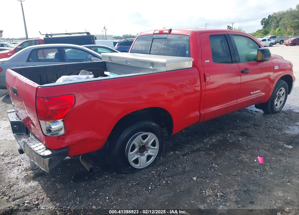 2007 TOYOTA TUNDRA SR5 V8 VIN: 5TBRV54117S458557