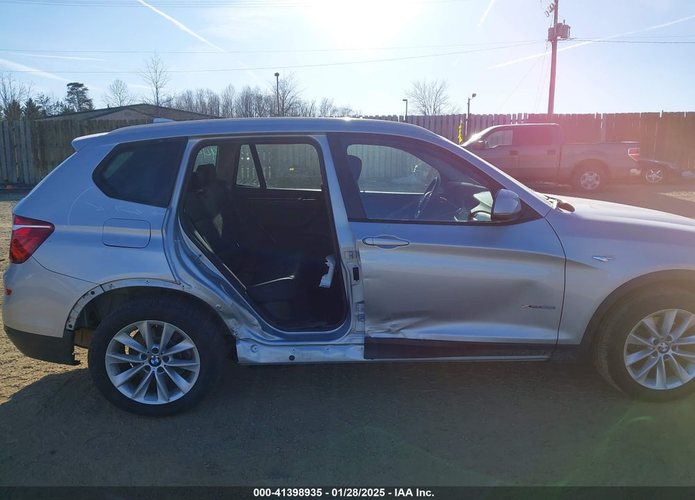 2017 BMW X3 XDRIVE28I VIN: 5UXWX9C52H0T00800