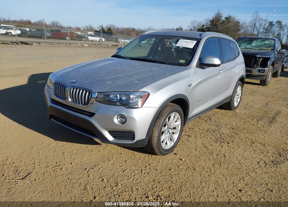 2017 BMW X3 XDRIVE28I VIN: 5UXWX9C52H0T00800