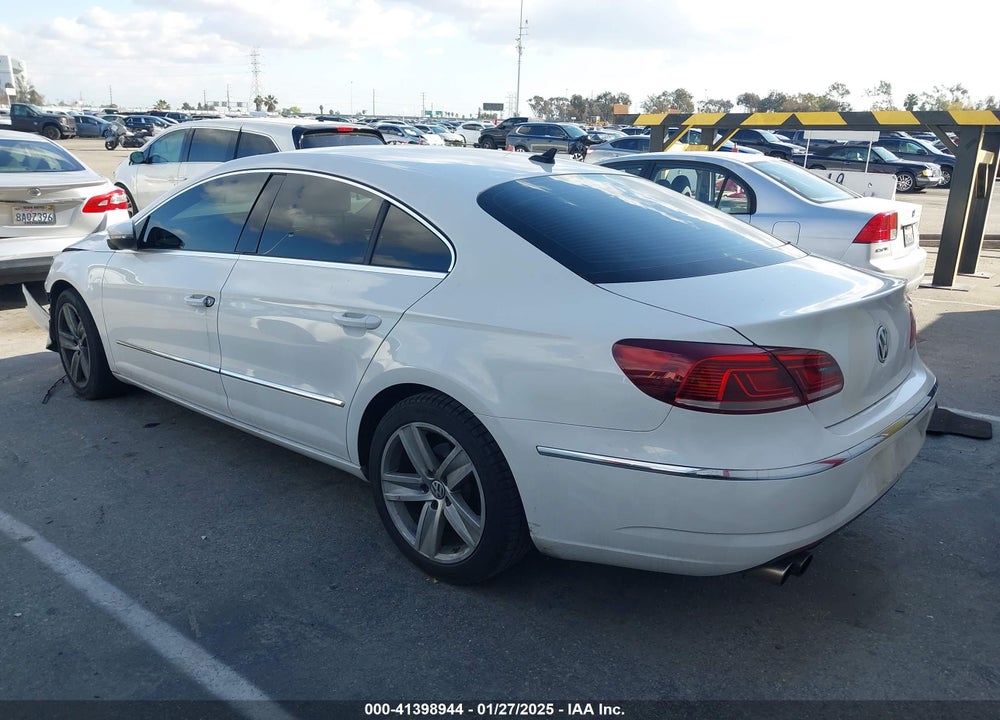 2013 VOLKSWAGEN CC VIN: WVWBP7AN4DE523540
