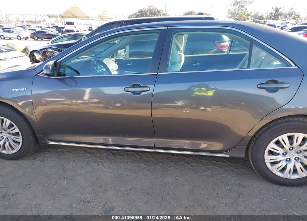 2012 TOYOTA CAMRY HYBRID LE VIN: 4T1BD1FK6CU058716
