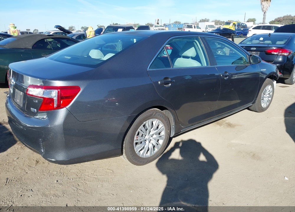 2012 TOYOTA CAMRY HYBRID LE VIN: 4T1BD1FK6CU058716