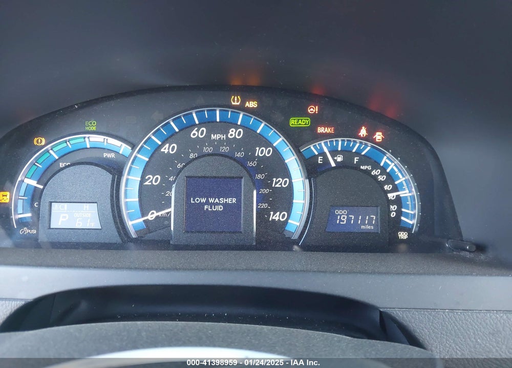 2012 TOYOTA CAMRY HYBRID LE VIN: 4T1BD1FK6CU058716