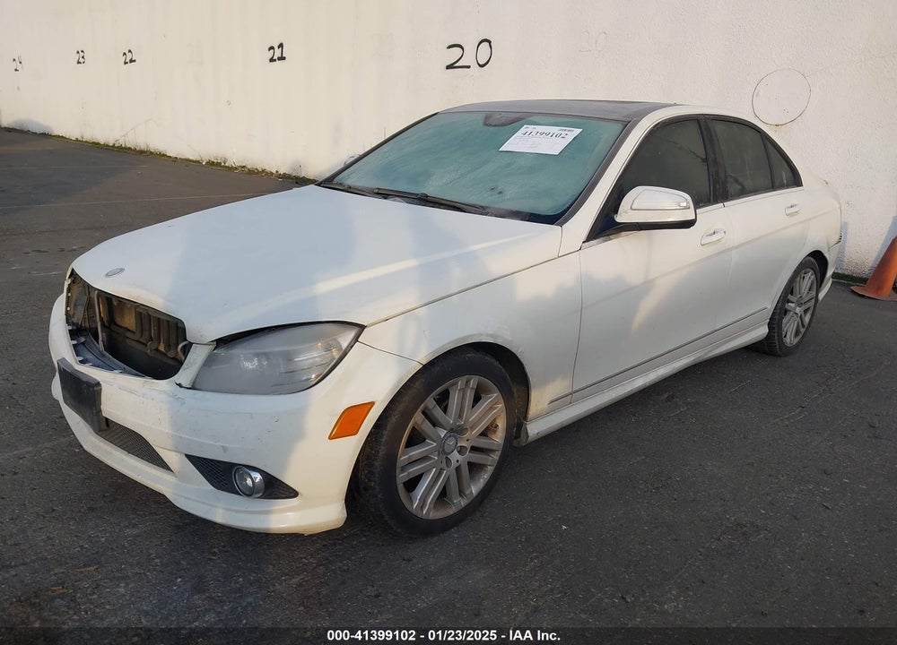 2008 MERCEDES-BENZ C VIN: WDDGF54X98R013277