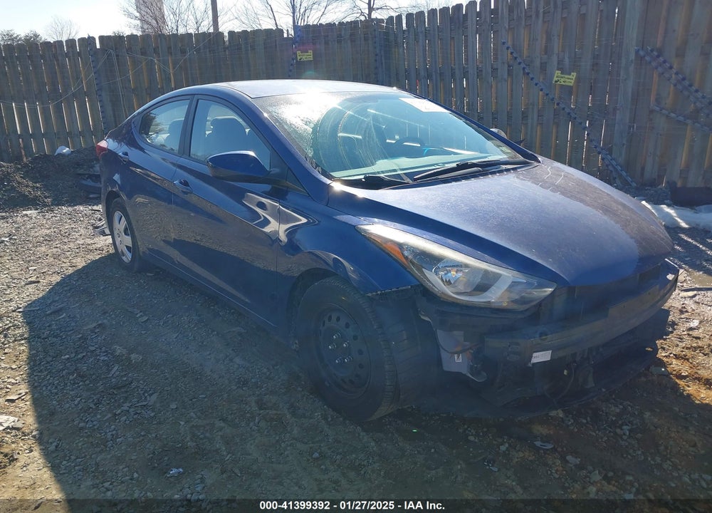 2016 HYUNDAI ELANTRA SE VIN: 5NPDH4AE5GH793885