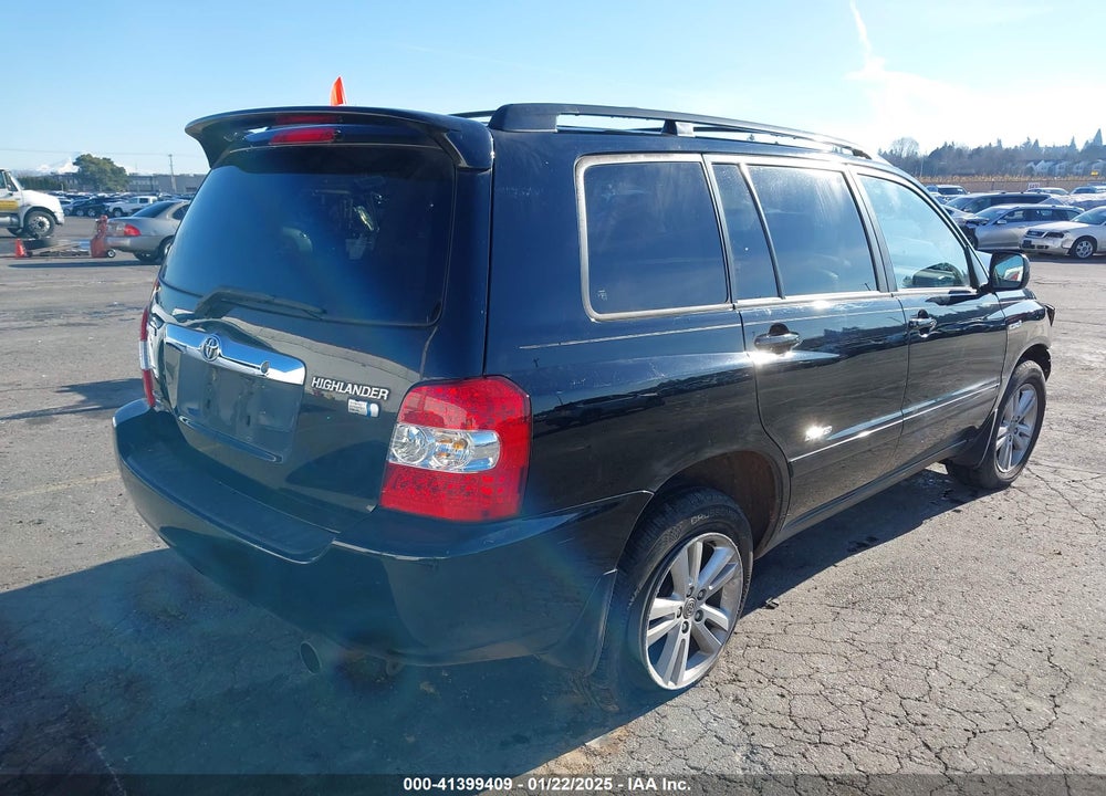 2007 TOYOTA HIGHLANDER HYBRID LIMITED V6 VIN: JTEEW21A370043860