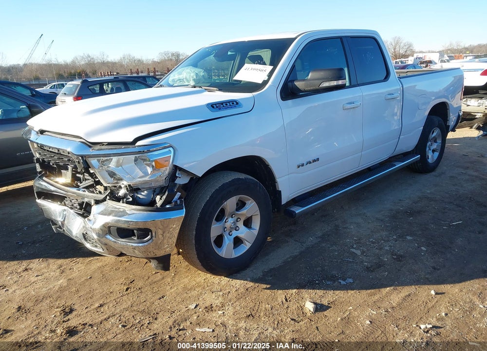 2022 RAM 1500 BIG HORN 4X4 6'4 BOX VIN: 1C6RRFBG7NN480436