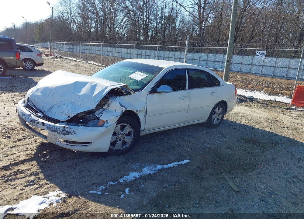 2007 CHEVROLET IMPALA LT VIN: 2G1WT55KX79105324