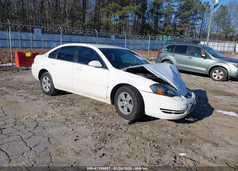 2007 CHEVROLET IMPALA LT VIN: 2G1WT55KX79105324