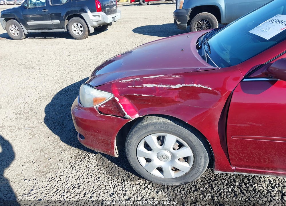 2004 TOYOTA CAMRY LE VIN: JTDBE32K940269629
