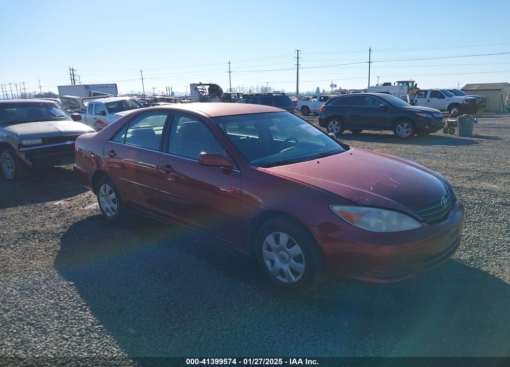 2004 TOYOTA CAMRY LE VIN: JTDBE32K940269629