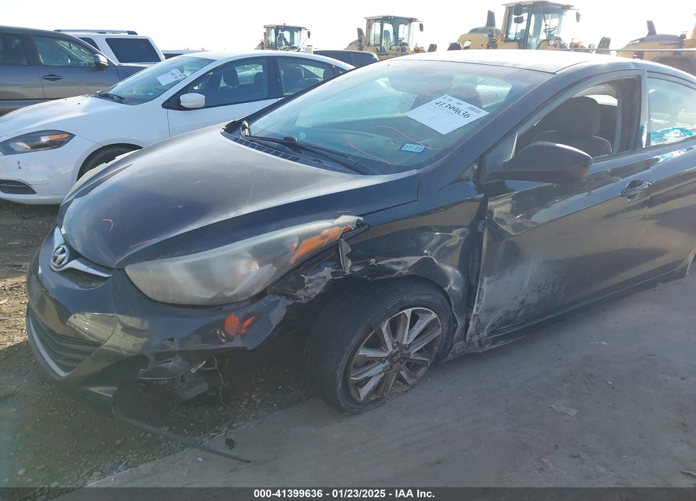 2014 HYUNDAI ELANTRA SE VIN: 5NPDH4AE1EH459365