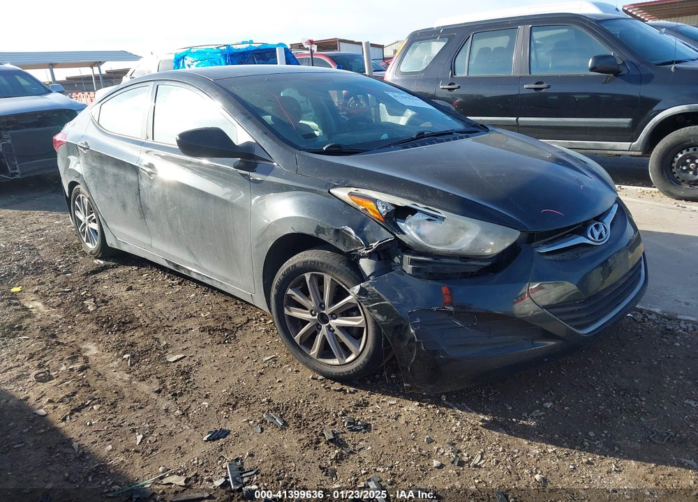 2014 HYUNDAI ELANTRA SE VIN: 5NPDH4AE1EH459365