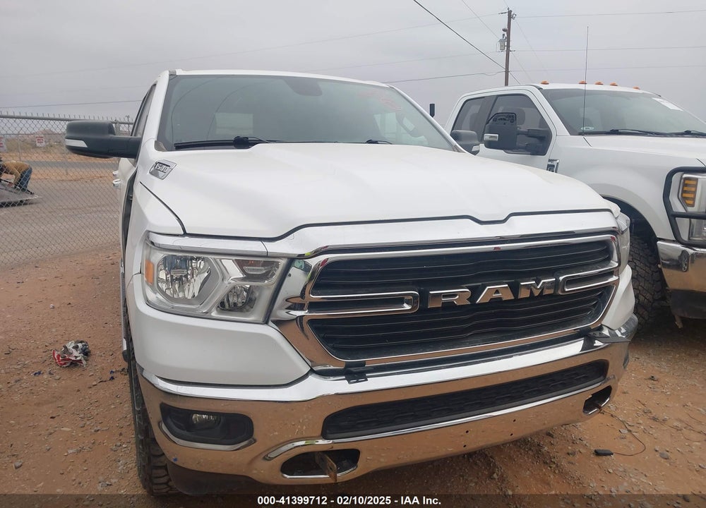 2019 RAM 1500 BIG HORN/LONE STAR 4X4 5'7 BOX VIN: 1C6RRFFG2KN803068