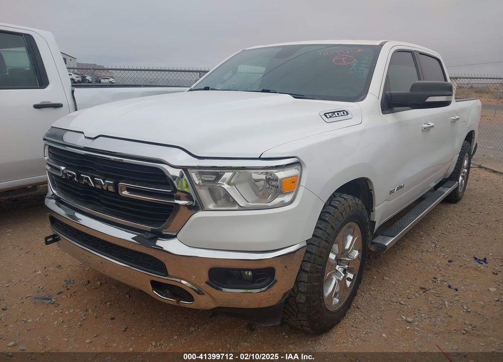 2019 RAM 1500 BIG HORN/LONE STAR 4X4 5'7 BOX VIN: 1C6RRFFG2KN803068