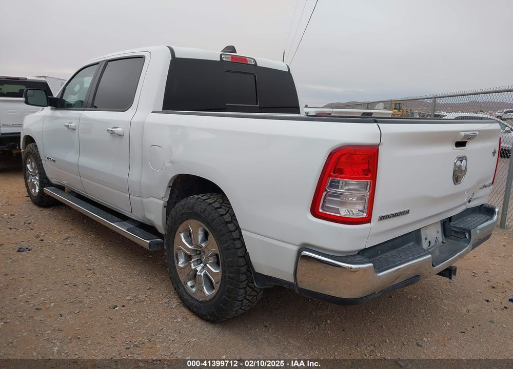 2019 RAM 1500 BIG HORN/LONE STAR 4X4 5'7 BOX VIN: 1C6RRFFG2KN803068