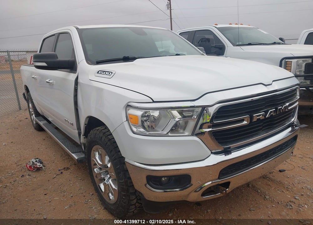 2019 RAM 1500 BIG HORN/LONE STAR 4X4 5'7 BOX VIN: 1C6RRFFG2KN803068