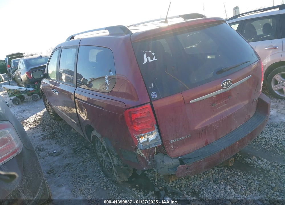 2012 KIA SEDONA EX VIN: KNDMH4C7XC6503059