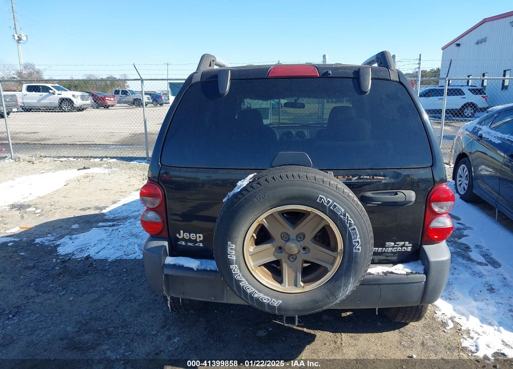 2005 JEEP LIBERTY RENEGADE VIN: 1J4GL38K75W552199