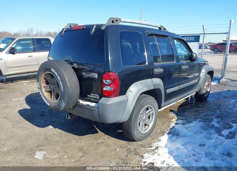 2005 JEEP LIBERTY RENEGADE VIN: 1J4GL38K75W552199