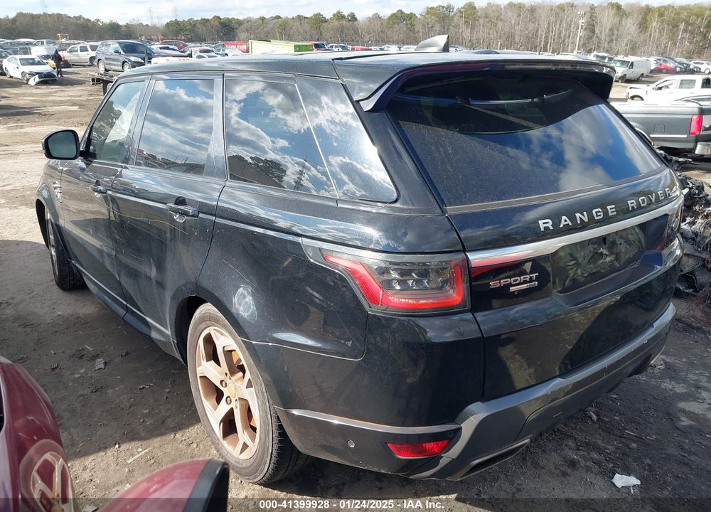 2019 LAND ROVER RANGE ROVER SPORT HSE VIN: SALWR2RV5KA839190