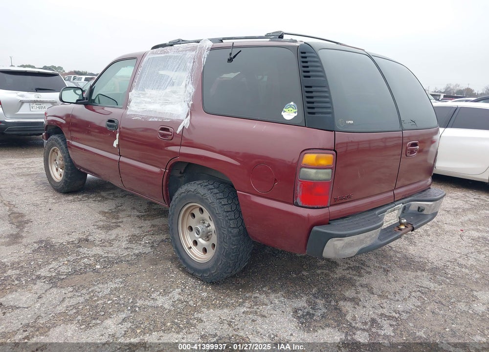 2002 CHEVROLET TAHOE LS VIN: 1GNEC13Z32R140031