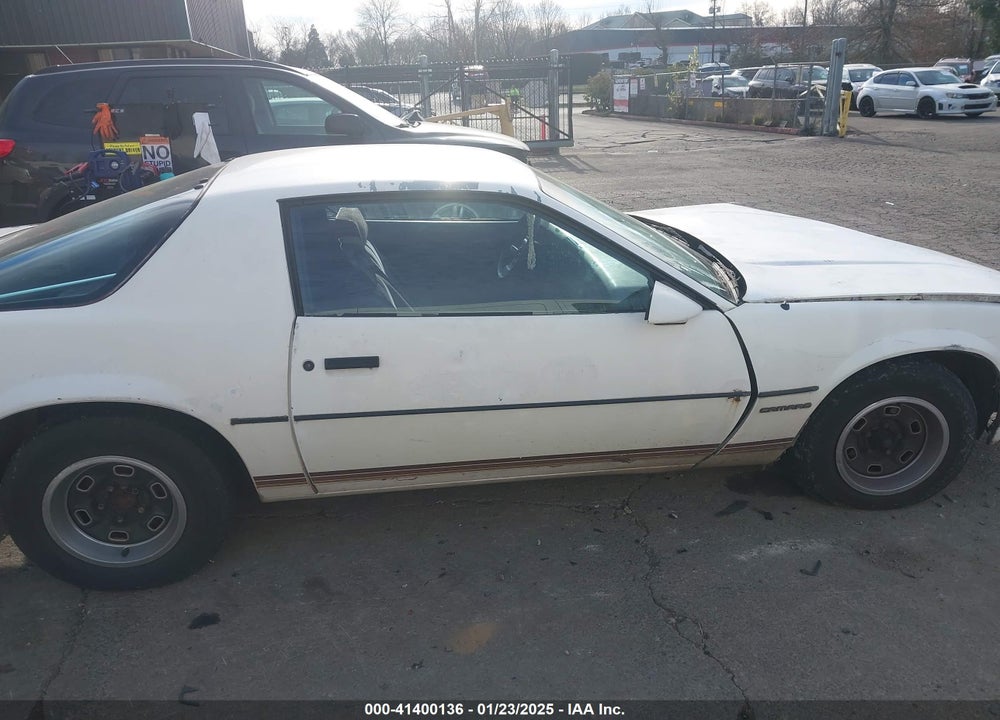 1984 CHEVROLET CAMARO VIN: 1G1AP87H1EL204122