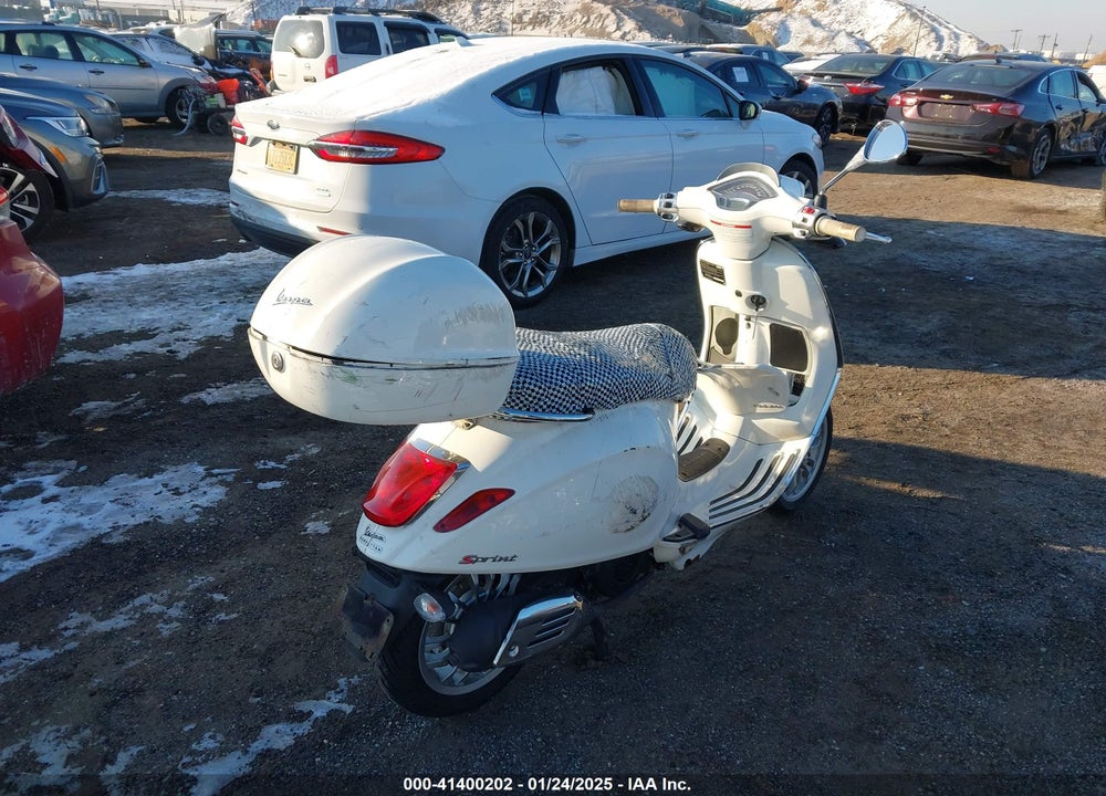 2016 VESPA SPRINT 150 3V VIN: ZAPM818G2G5401692