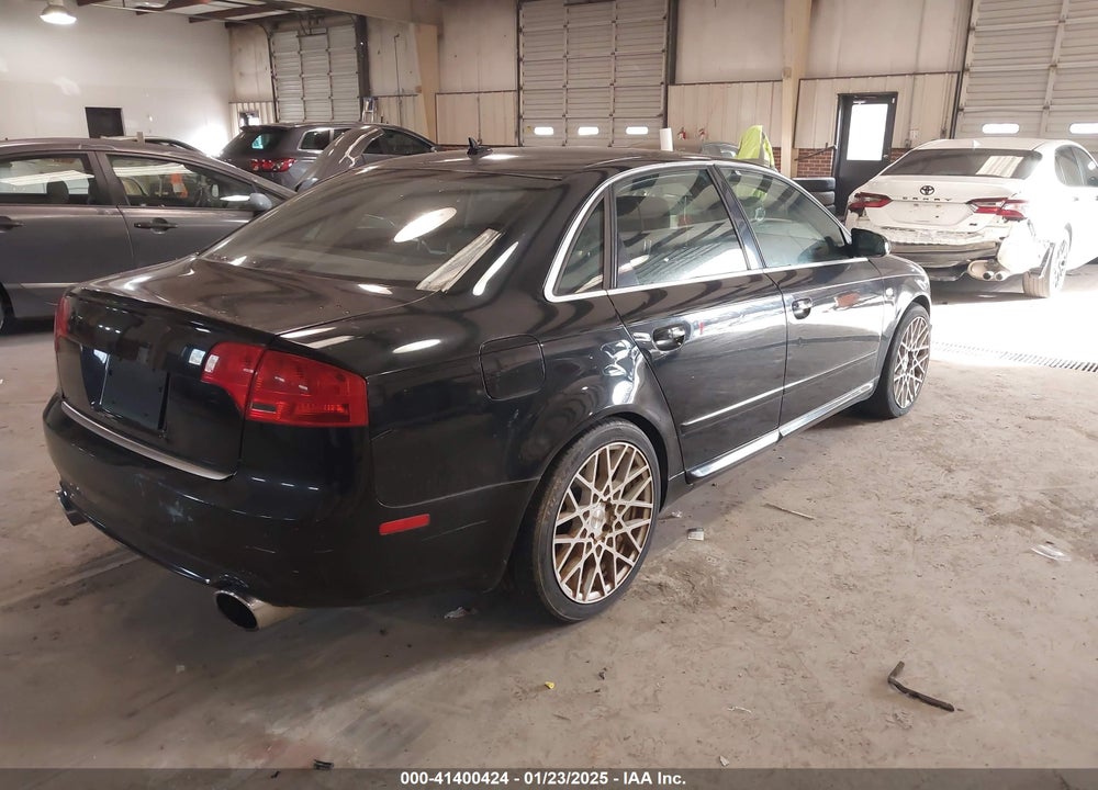 2008 AUDI A4 2.0T VIN: WAUDF78E98A042940