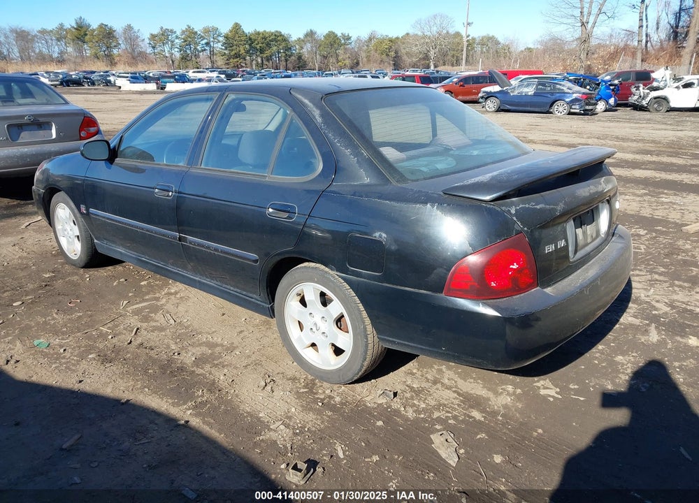 2005 NISSAN SENTRA SE-R VIN: 3N1AB51D15L489907