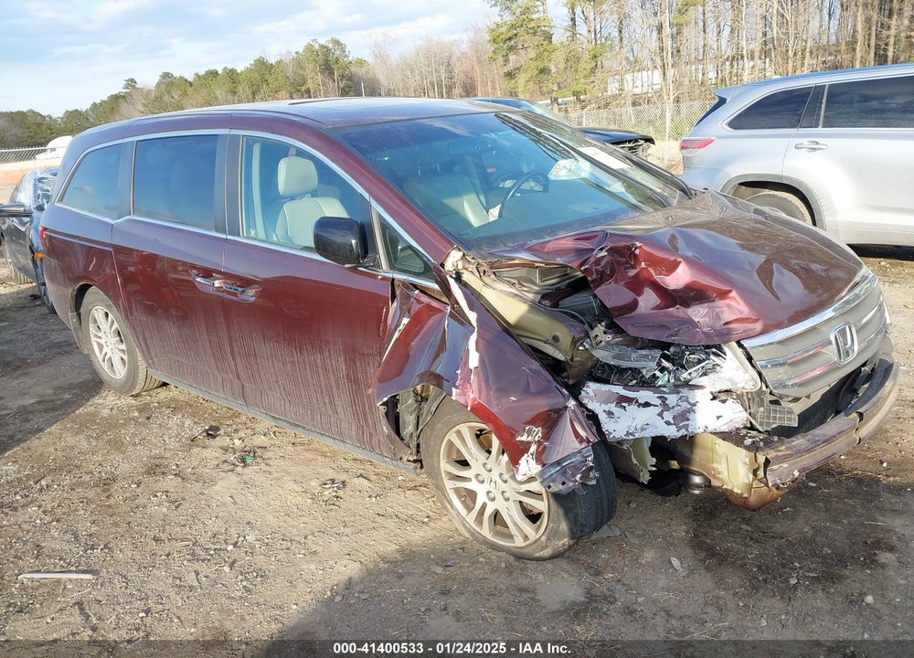 2012 HONDA ODYSSEY EX-L VIN: 5FNRL5H67CB027805