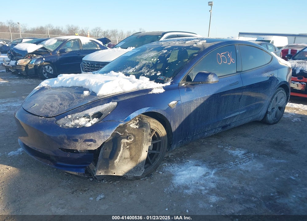 2022 TESLA MODEL 3 VIN: 5YJ3E1EAXNF352467