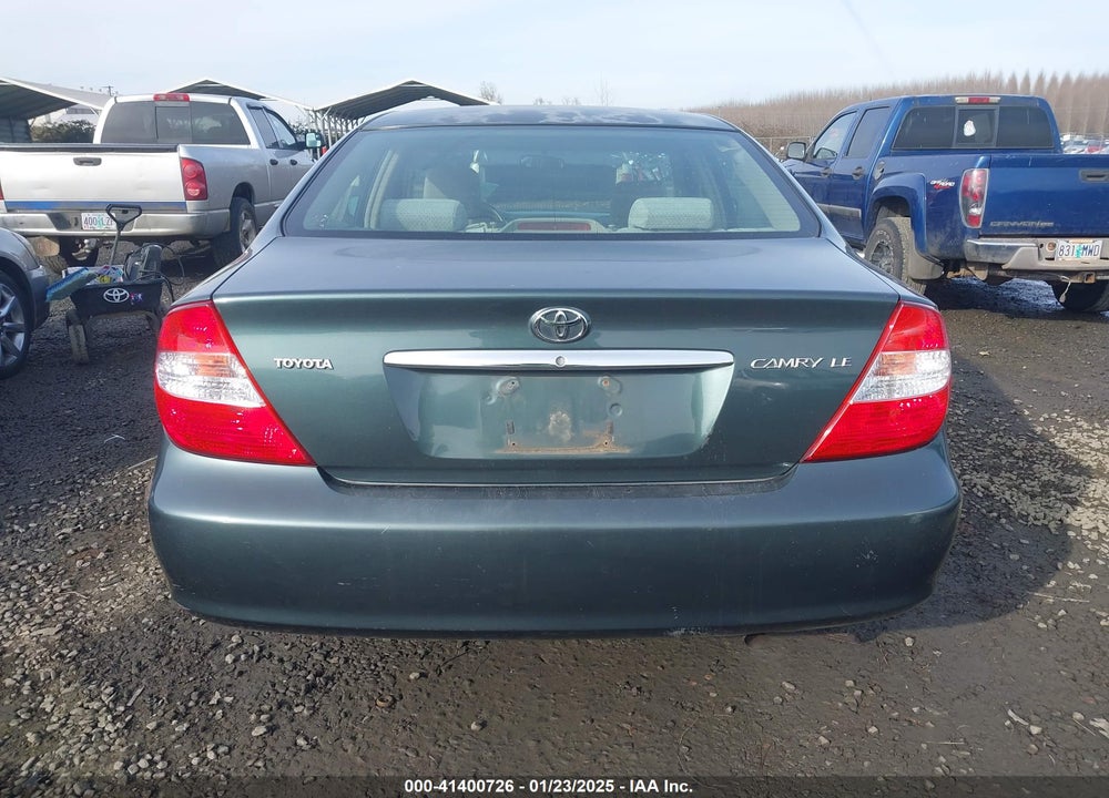 2004 TOYOTA CAMRY LE VIN: 4T1BE30K44U305606