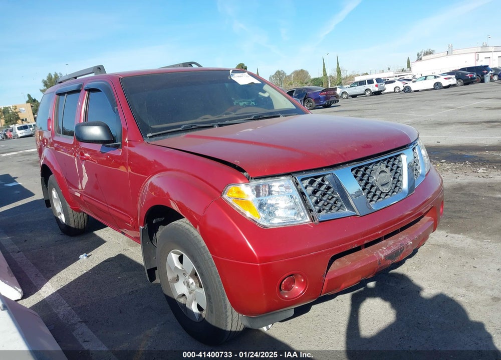 2006 NISSAN PATHFINDER S VIN: 5N1AR18U26C670207