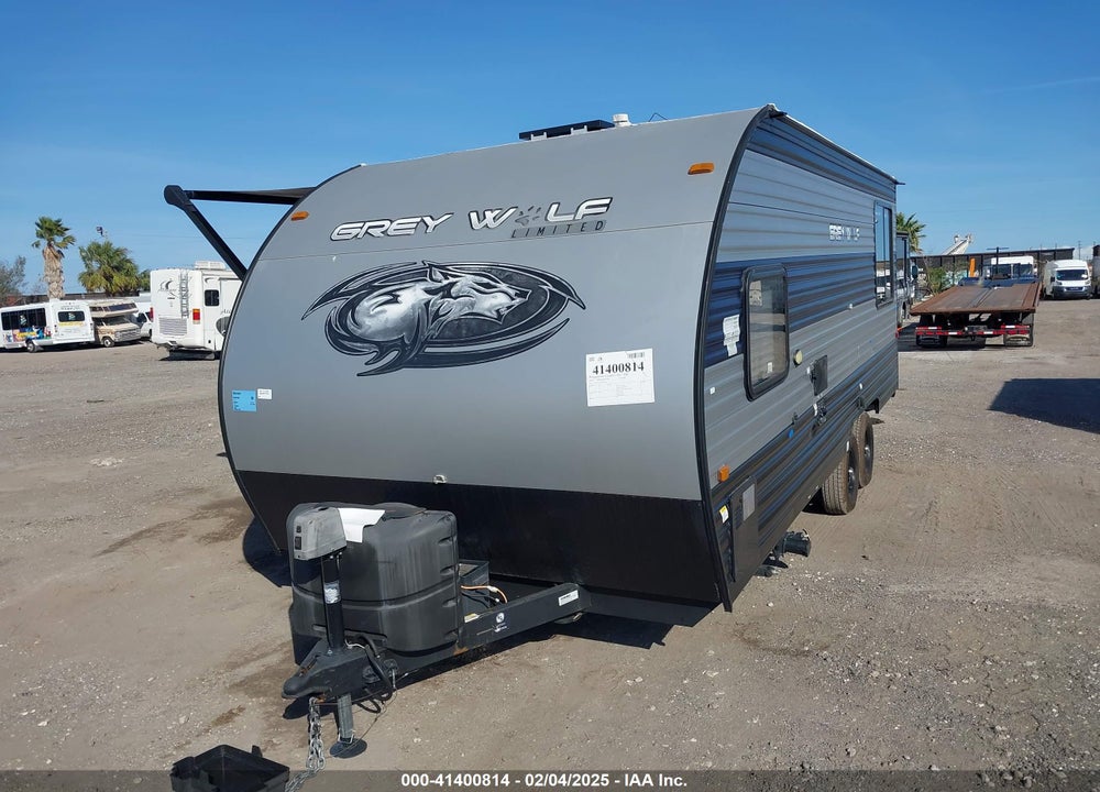 2022 FOREST RIVER GREY WOLF TRAVEL TRAILER VIN: 4X4TCKU25NK077500