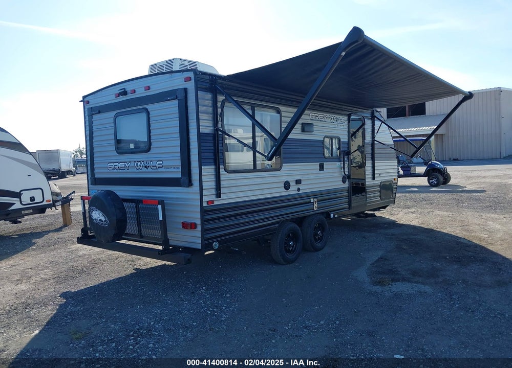 2022 FOREST RIVER GREY WOLF TRAVEL TRAILER VIN: 4X4TCKU25NK077500