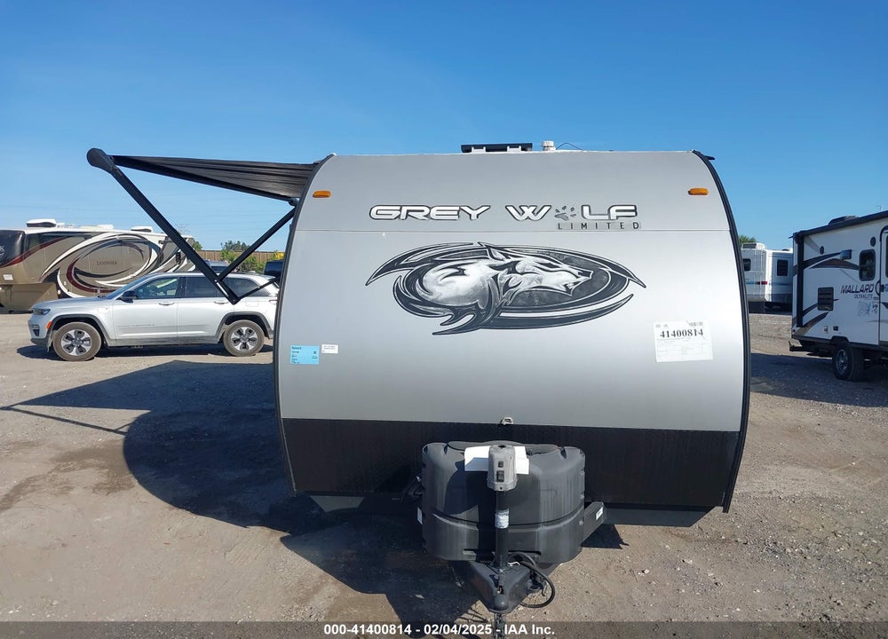 2022 FOREST RIVER GREY WOLF TRAVEL TRAILER VIN: 4X4TCKU25NK077500