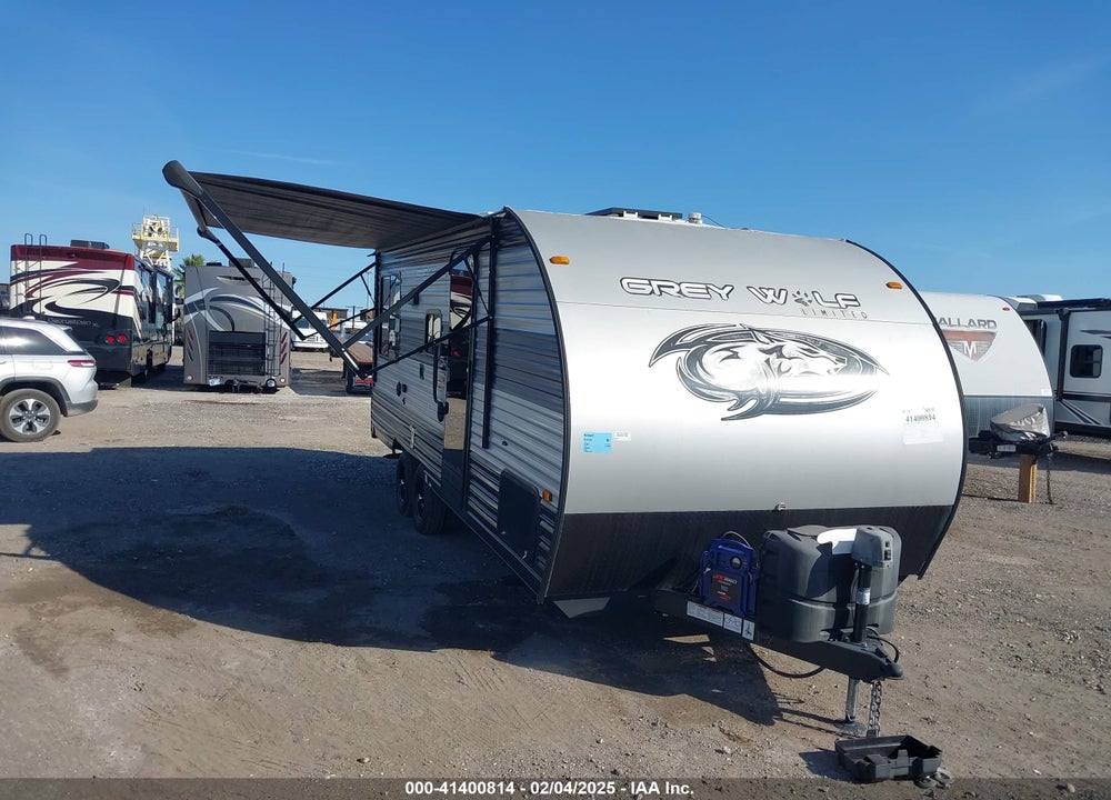 2022 FOREST RIVER GREY WOLF TRAVEL TRAILER VIN: 4X4TCKU25NK077500