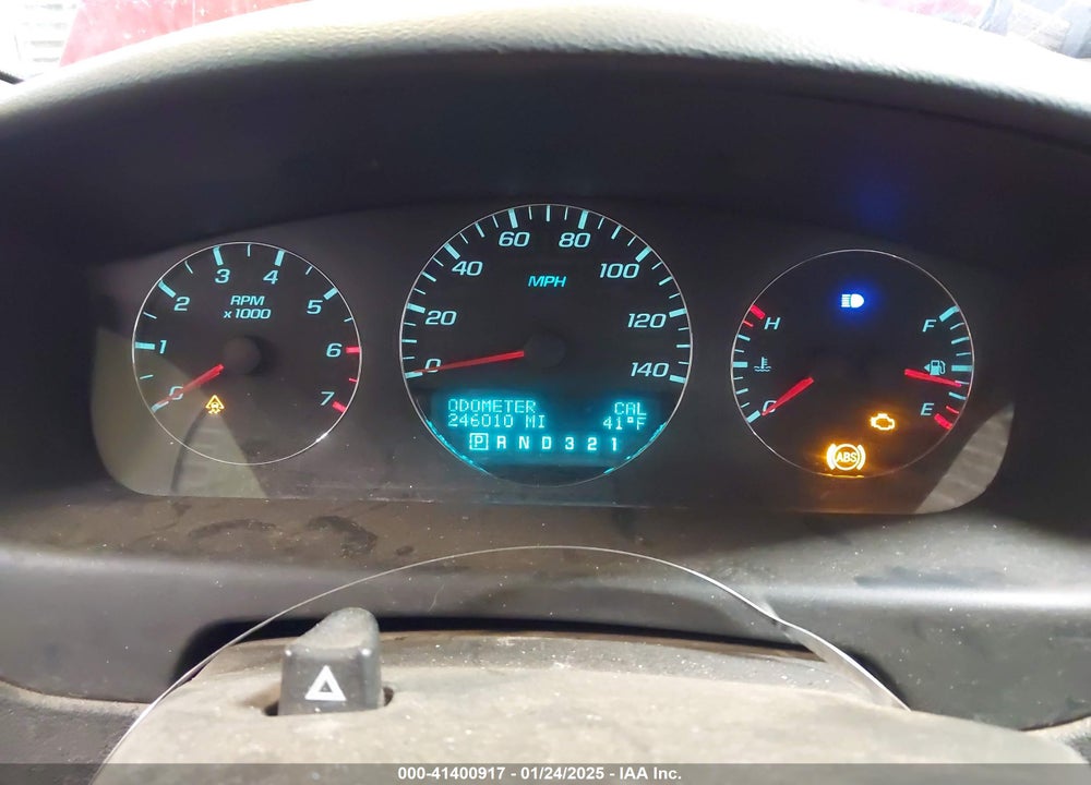 2007 CHEVROLET IMPALA VIN: 2G1WU58R479201925