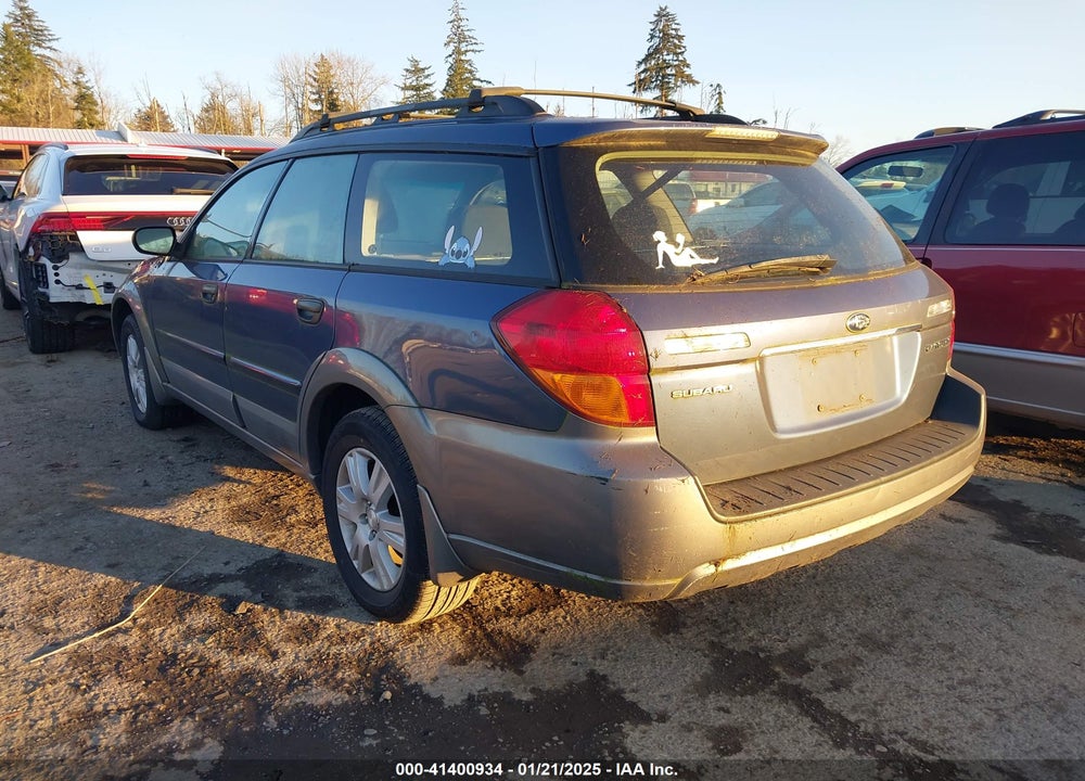 2005 SUBARU OUTBACK 2.5I VIN: 4S4BP61C757322225