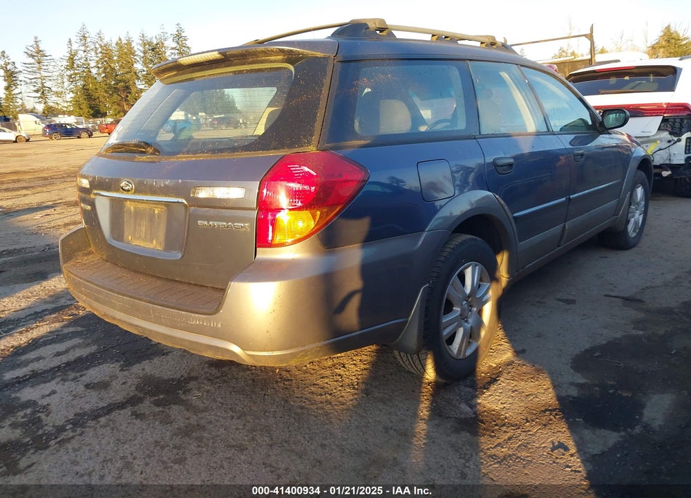 2005 SUBARU OUTBACK 2.5I VIN: 4S4BP61C757322225