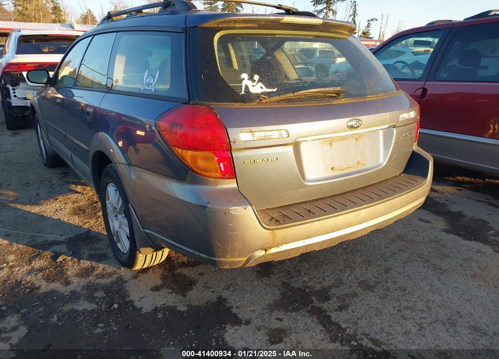 2005 SUBARU OUTBACK 2.5I VIN: 4S4BP61C757322225