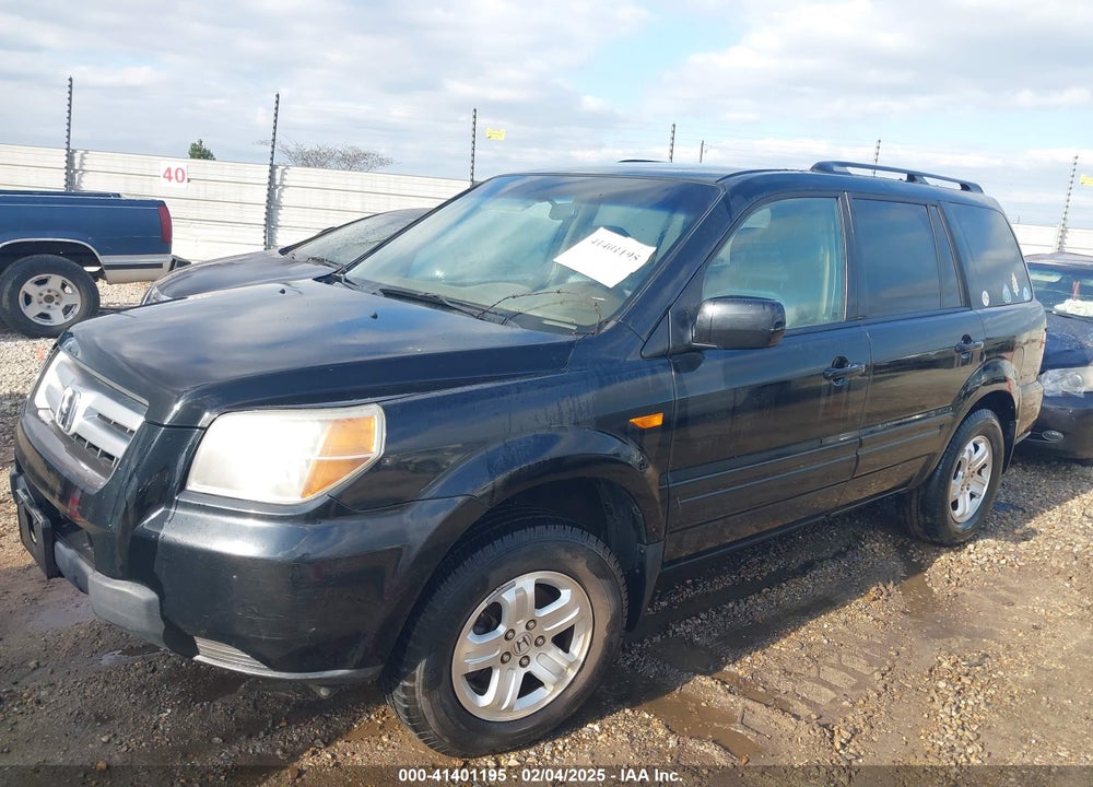 2008 HONDA PILOT VP VIN: 5FNYF28298B025978