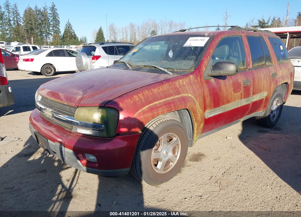2002 CHEVROLET TRAILBLAZER LT VIN: 1GNDT13S722423460
