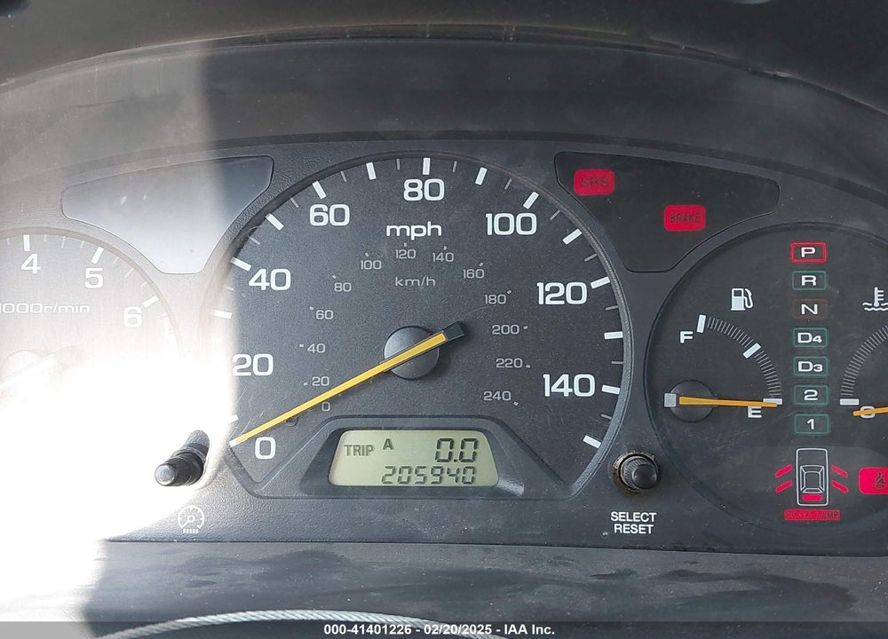 2000 HONDA ACCORD VIN: 1HGCG1654YA024505