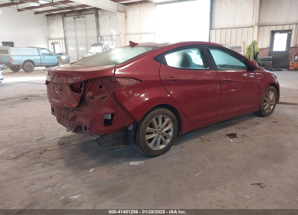 2014 HYUNDAI ELANTRA VIN: KMHDH4AE9EU173913